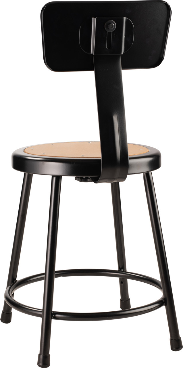 National Public Seating, 24in.Vinyl Steel Stool Backrest, Primary Color