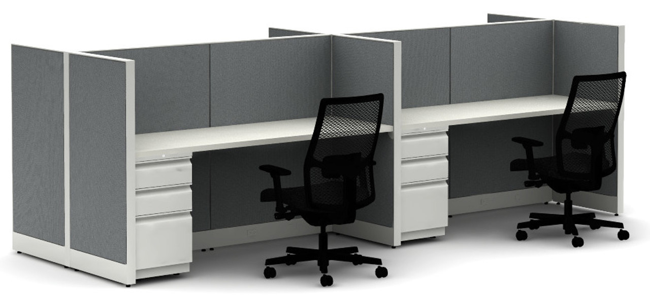 Work Desk and Swivel Chair Pack