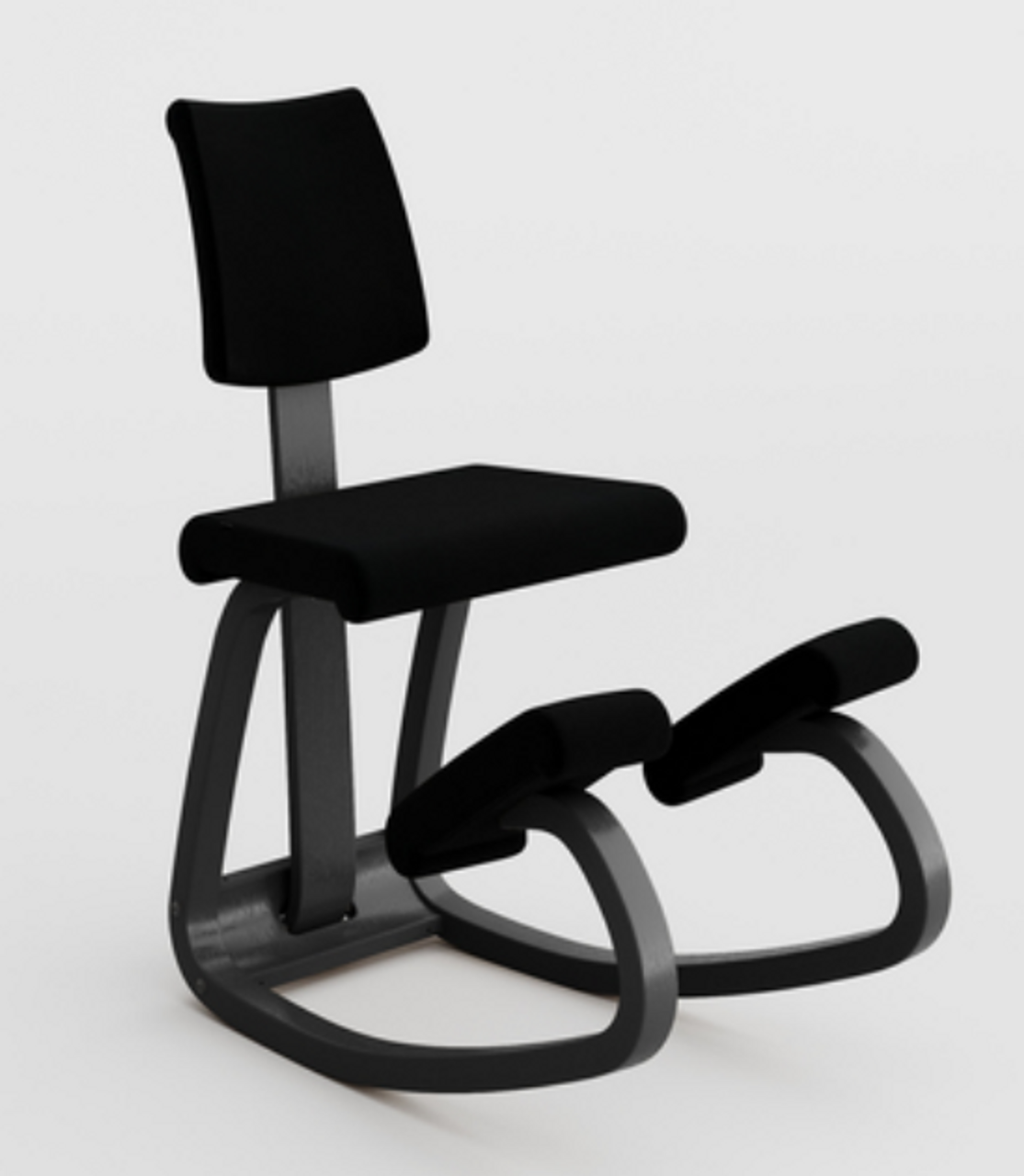 Ergonomic Kneeling Chair with Padded Backrest and Seat