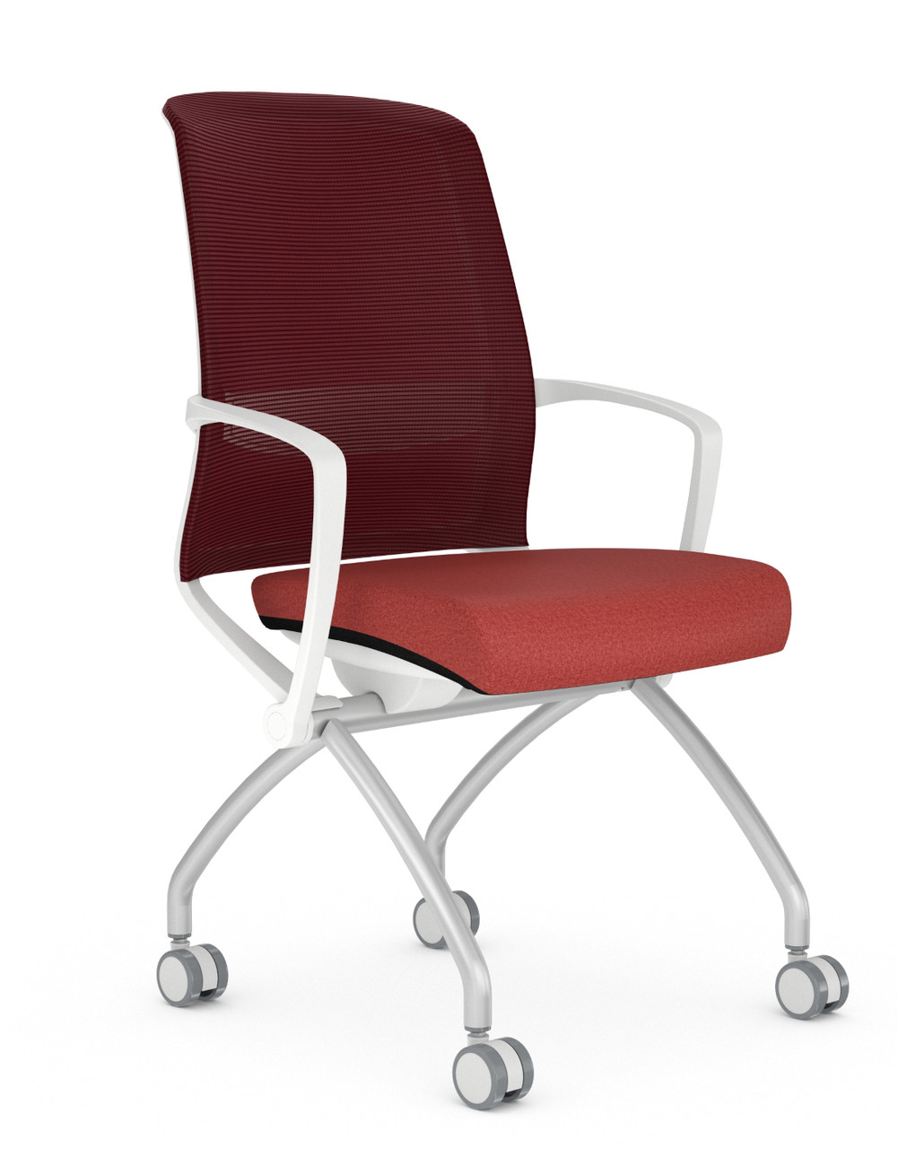 Nesting Conference Chairs with Casters | OfficeChairsUSA