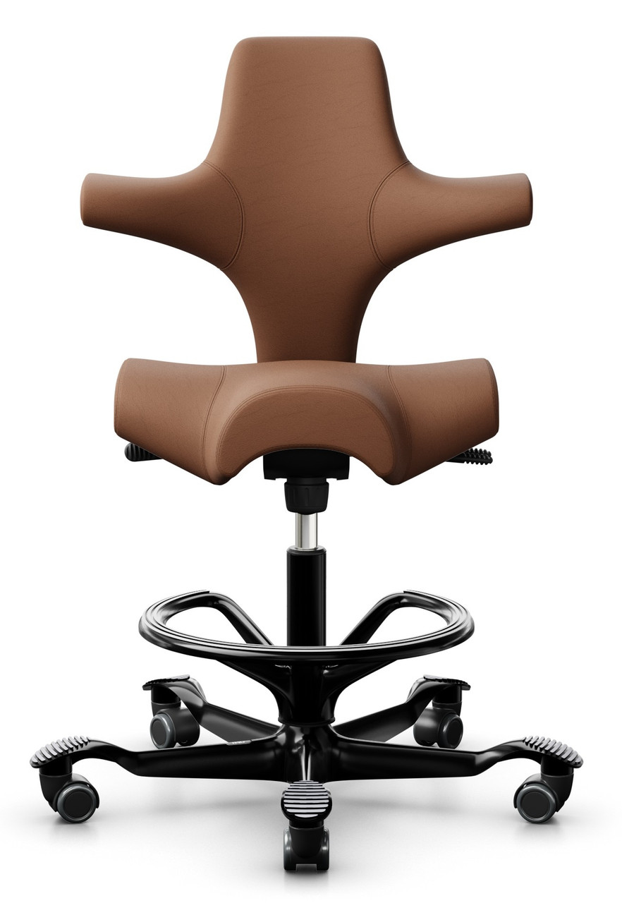 HAG Capisco 8106 All-Leather Saddle Chair | OfficeChairsUSA
