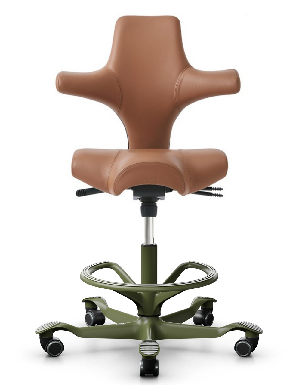 HAG Capisco 8106 All-Leather Saddle Chair | OfficeChairsUSA