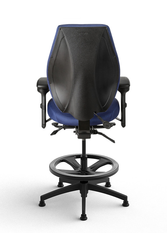 ErgoCentric AirCentric H2S Ergonomic High-Back Lab Stool