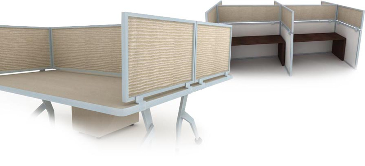 Modesty Panels Allow Staff the Freedom of Choosing Suitable Sitting  Positions - OBEX Panel Extenders