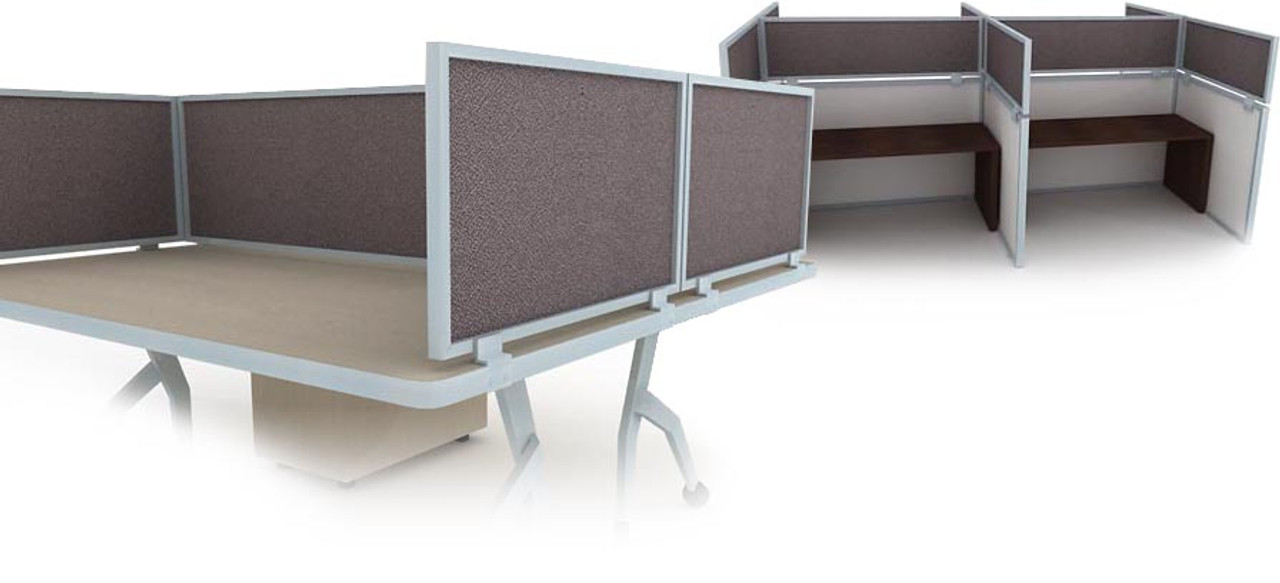 Desk & Table Mounted Modesty Panels - OBEX Panel Extenders