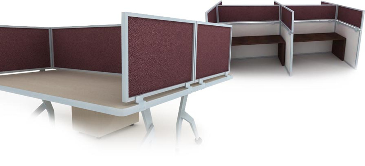 Desk & Table Mounted Modesty Panels - OBEX Panel Extenders