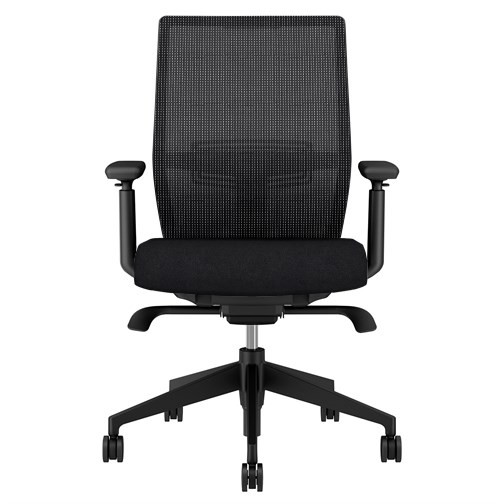 AIS Devens Black Frame Task Quickship | OfficeChairsUSA