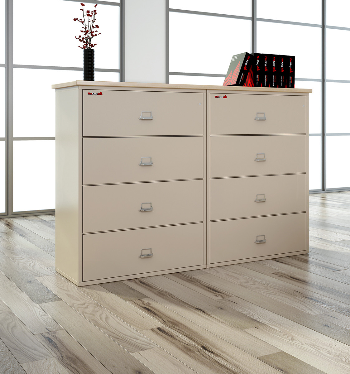 Fireking 4 Drawer Fireproof File Cabinet Officechairsusa