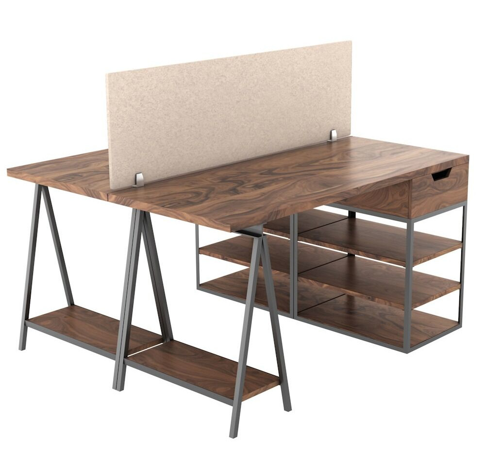 OBEX Sound Absorbing Desk Mounted Privacy Panels