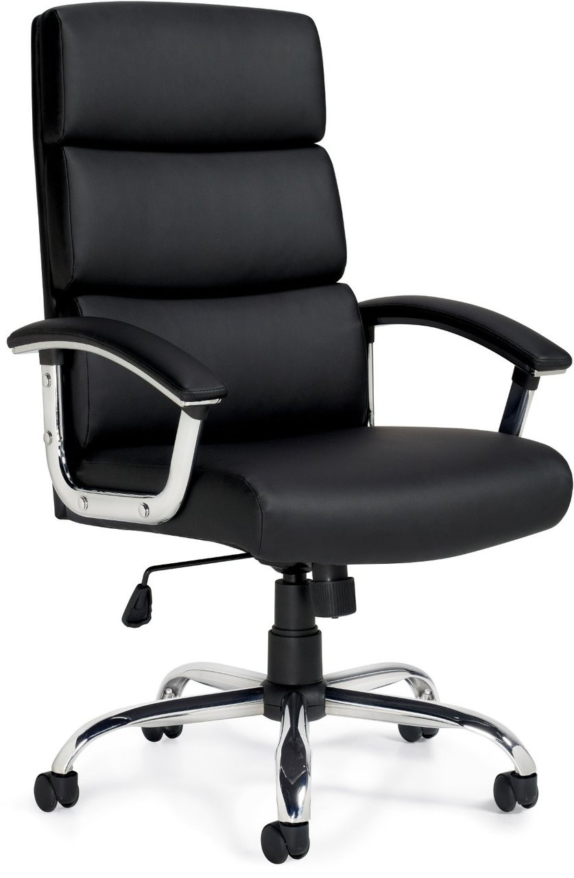 Offices to Go Luxhide Executive Segmented Cushion Chair