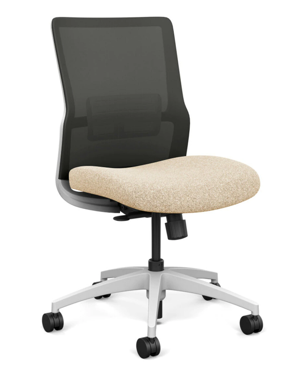 Via Seating Reset Armless Work Chair with Generous Recline