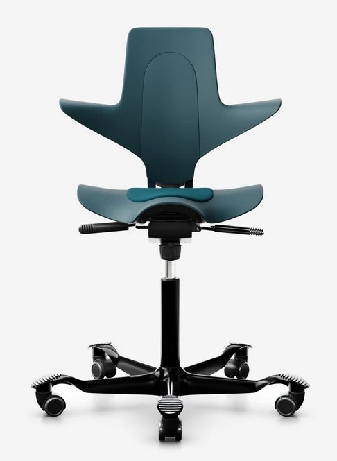 HAG Capisco Puls Partially Upholstered Saddle Chair, Express Ship