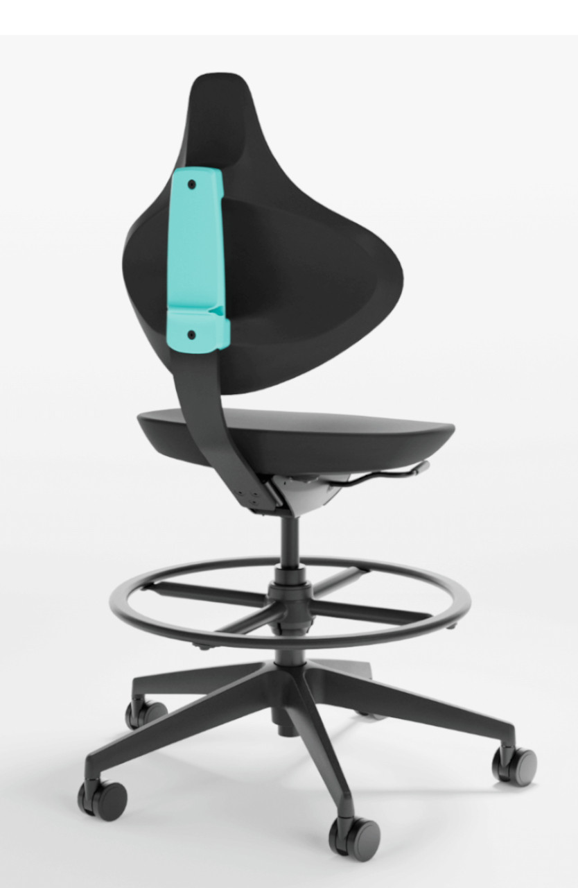 Cramer Helix Med-Tech Stool | Tall Lab Chair - 300lb Capacity