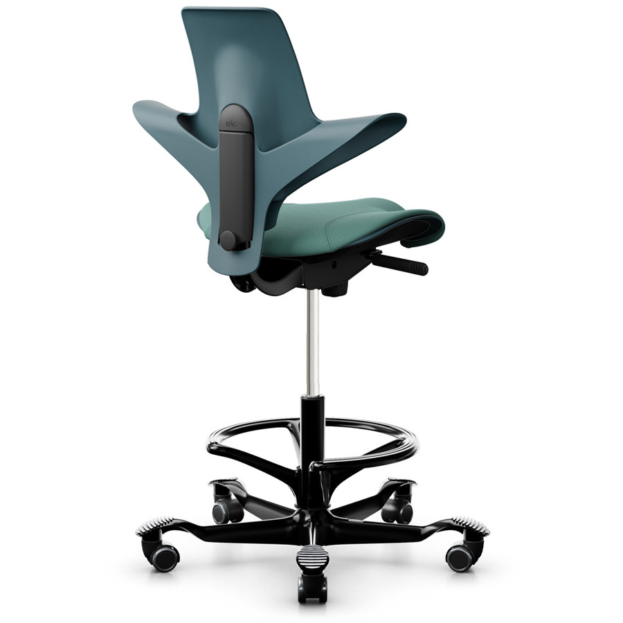 HAG Capisco Puls Saddle Chair with Upholstered Seat, Standard Ship