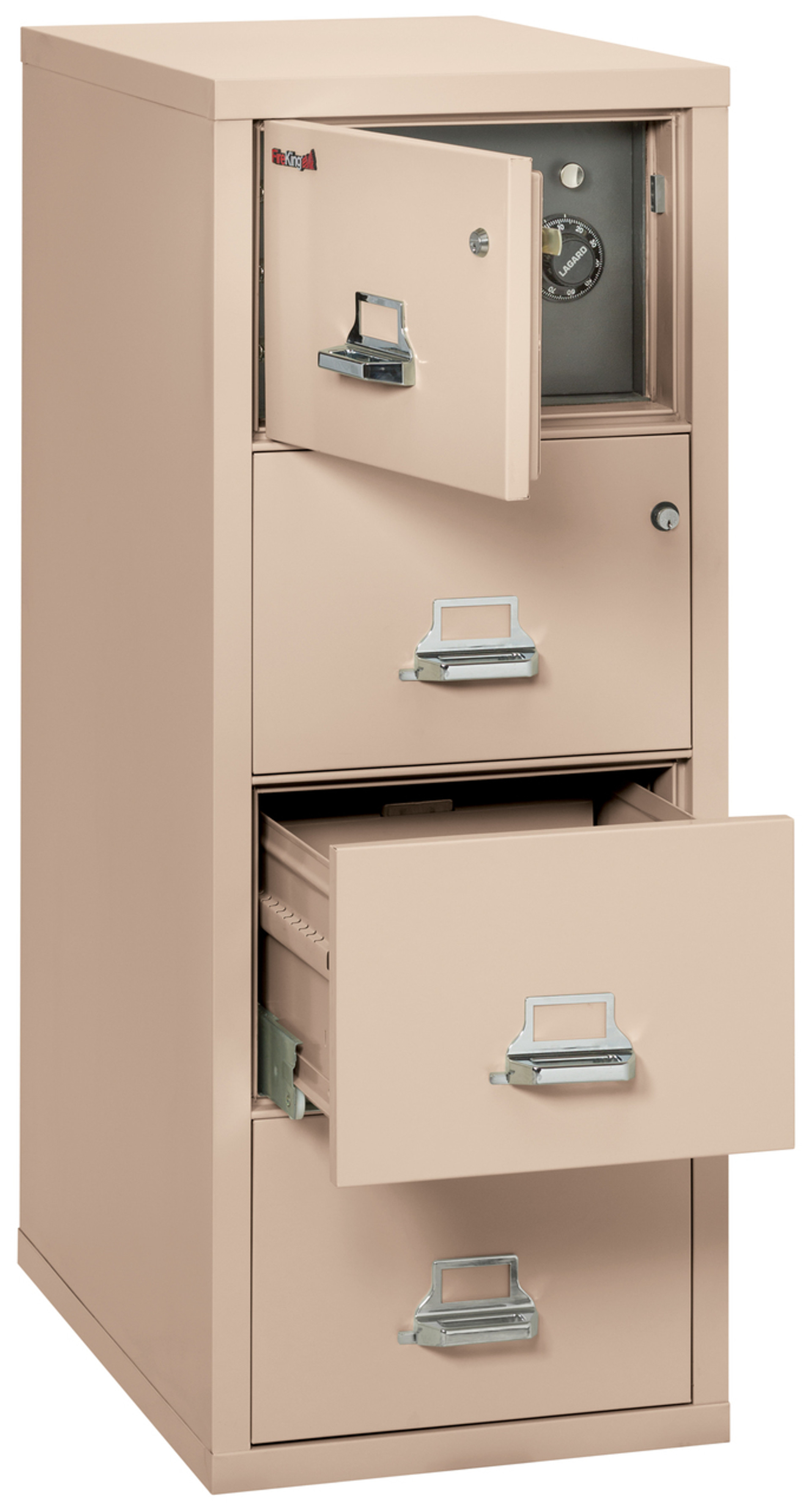 Fireproof Vertical Safe File with Safe Inside