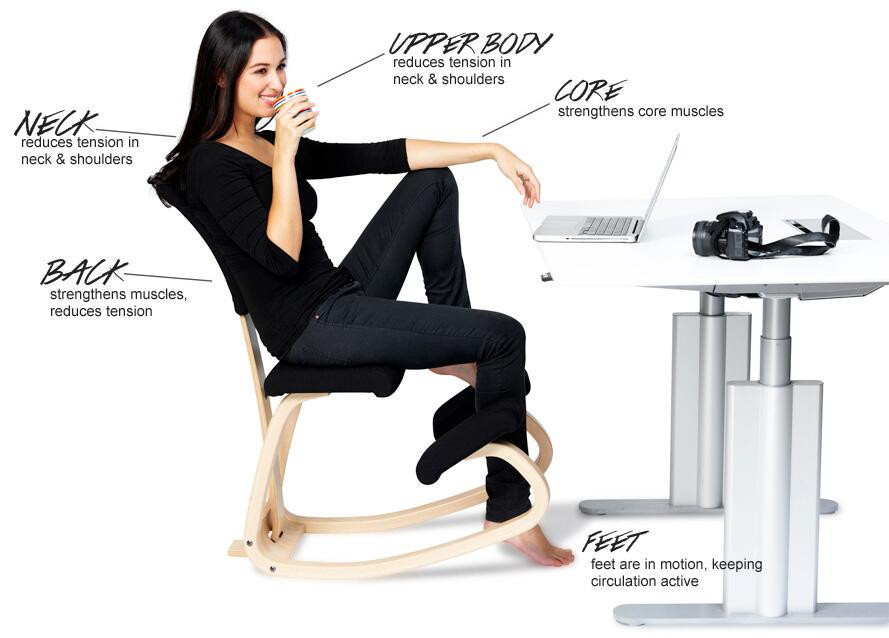 Variable Balans Ergonomic Kneeling Chair OfficeChairsUSA