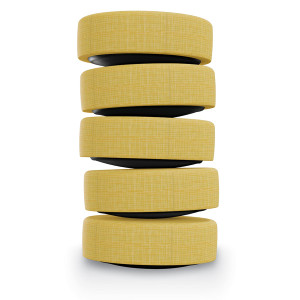 Dot 5-Pack Soft Seating, pack of 5 Pollen Dot 5-Pack Soft Seating, pack of 5 Pollen