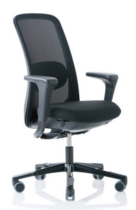 HAG Sofi, Black Frame, 3/4 Front View HAG Sofi, Black Frame, 3/4 Front View