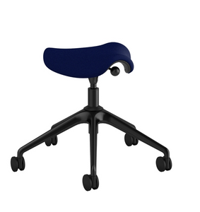 Humanscale Freedom Active Pony Stool, Deep Violet Corde4 Seat, 3/4 Front View