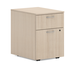Hon Mod Mobile Pedestal B/F, Desert Oak Laminate Finish Hon Mod Mobile Pedestal B/F, Desert Oak Laminate Finish