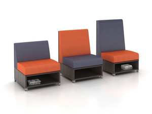 LB Lounge Reception Single Seats in three Heights. Base price includes the Low Height with Open Base ONLY LB Lounge Reception Single Seats in three Heights. Base price includes the Low Height with Open Base ONLY