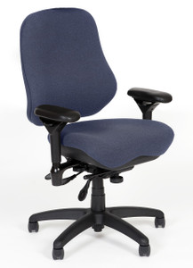 High Back Tasker with Minimally Curved Seat by BodyBilt ™ High Back Tasker with Minimally Curved Seat by BodyBilt ™