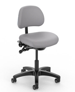 ErgoCentric HealtHcentric Technician Stool, Light Grey Frixion Upholstery ErgoCentric HealtHcentric Technician Stool, Light Grey Frixion Upholstery