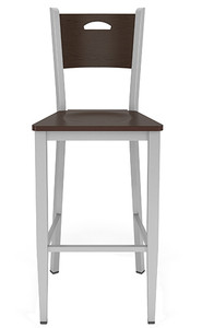 Concord Cafe Stool with Wood Seat Concord Cafe Stool with Wood Seat