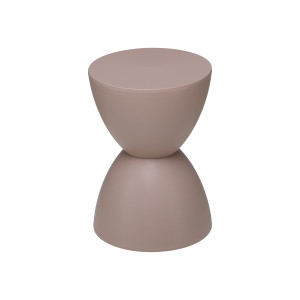 Eurostyle Sallie Outdoor Stool, Taupe, Top View
