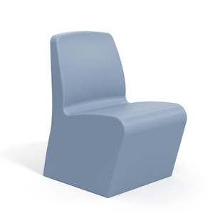 Stance Healthcare Frontier Dining or Desk Chair, Dusty Blue, 3/4 Front View