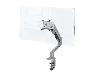 AMQ Single Monitor Arm, Platinum