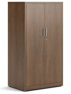 Hon 10500 Series Laminate Storage Cabinet, Pinnacle Laminate Finish, 3/4 Front View