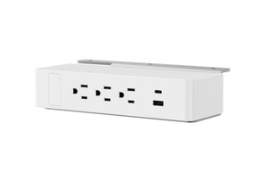 Ashley Trio Surface Power Module, white plastic and white trim *Ships in 2 days!
