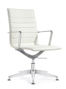 Joe Mid Back Side in Off-White, 3/4 Front View