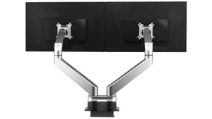 Special-T Adjustable Dual Monitor Arm *shown with monitor not included Special-T Adjustable Dual Monitor Arm *shown with monitor not included