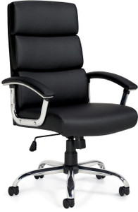 Offices To Go Luxhide Executive Segmented Cushion Chair Offices To Go Luxhide Executive Segmented Cushion Chair