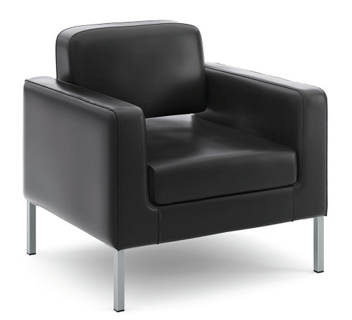 Leather Modern Club Chair 