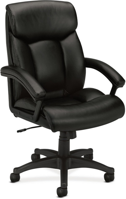 Hon Leather Executive High-Back with Integrated Headrest 
