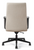 Conference Executive Series High Back Chair with standard black base and cantilever arms, Rear View