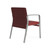 Lesro Waterfall Guest Chair, Reframe Nebbiolo Seat Back Upholstery, Dillon Vinyl Cordovan Seat Upholstery, Silver Frame Finish, 3/4 Rear View Lesro Waterfall Guest Chair, Reframe Nebbiolo Seat Back Upholstery, Dillon Vinyl Cordovan Seat Upholstery, Silver Frame Finish, 3/4 Rear View