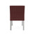 Lesro Waterfall Armless Guest Chair, Reframe Nebbiolo Seat Back Upholstery, Dillon Vinyl Cordovan, Silver Frame Finish, Rear View Lesro Waterfall Armless Guest Chair, Reframe Nebbiolo Seat Back Upholstery, Dillon Vinyl Cordovan, Silver Frame Finish, Rear View