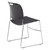 8500 Series Ultra Compact Plastic Stack Chair, Gunmetal