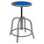 6800 Series 18-24" Height Adjustable Swivel Stool with Steel Seat covered in  Persian Blue polypropylene, grey frame 6800 Series 18-24" Height Adjustable Swivel Stool with Steel Seat covered in  Persian Blue polypropylene, grey frame