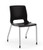 Motivate® 4-Leg Chair with glides, Onyx Motivate® 4-Leg Chair with glides, Onyx