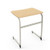 Intellect Wave® Cantilever Student Desk with a Maple Plastic top and Champagne Metallic frame  Intellect Wave® Cantilever Student Desk with a Maple Plastic top and Champagne Metallic frame