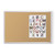 Natural Cork Tackboard with Aluminum Trim