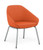 9to5 Jax 4 Legged Side Chair with Silver Legs 9to5 Jax 4 Legged Side Chair with Silver Legs