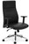 Leather Tuxedo Design Executive High Back, black leather Leather Tuxedo Design Executive High Back, black leather