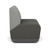 SitOnIt Pasea Single Seat, Dash Dove Back and Optima Obsidian Seat Upholsteries