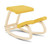 Varier balans Kneeling Chair Natural Ash Frame Revive Yellow fabric, 3/4 Front View